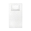 Gazelle Baby-Spannbettlaken-Set aus 100 % Baumwollsatin – 100 x 200 cm + 50 x 70 cm