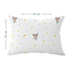 Koko Baby-Kissenbezug aus 100 % Baumwolle, Satin – 35 x 45 cm