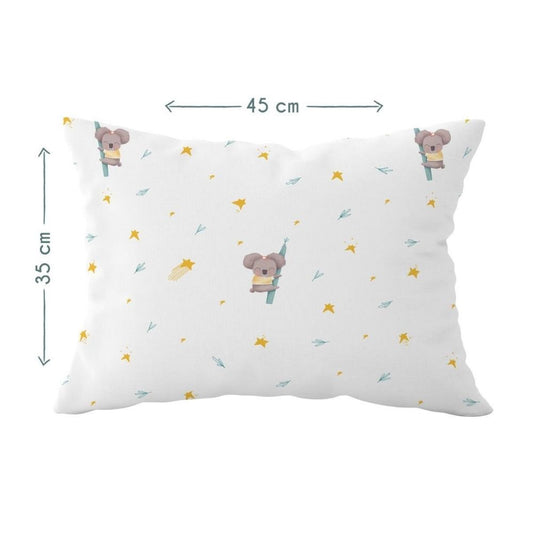 Koko Baby-Kissenbezug aus 100 % Baumwolle, Satin – 35 x 45 cm