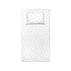 Astra Baby-Spannbettlaken-Set aus 100 % Baumwollsatin – 70 x 140 cm + 35 x 45 cm