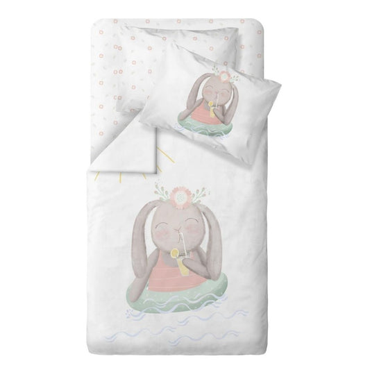 Loulou 100% Organik Pamuk Saten Bebek Nevresim Takımı
