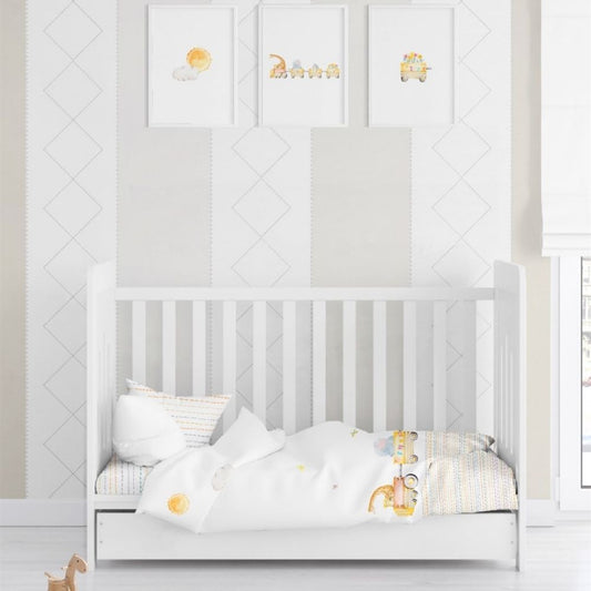 Loco Voyage 100% Organic Satin Baby Bedding Set