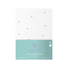 Stars 100% Cotton Satin Baby Fitted Sheet - 70x140 cm