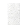 Happy Bee Baby-Spannbettlaken-Set aus 100 % Baumwollsatin – 100 x 200 cm + 50 x 70 cm