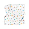 Space Planet 100% Cotton Organic Muslin Blanket Set (70x70 cm, 3-Piece)