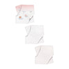 Sleep Time Musselin-Deckenset aus 100 % Bio-Baumwolle (70 x 70 cm, 3-teilig)
