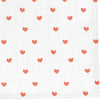 Amore Musselindecke aus 100 % Bio-Baumwolle – 90 x 90 cm