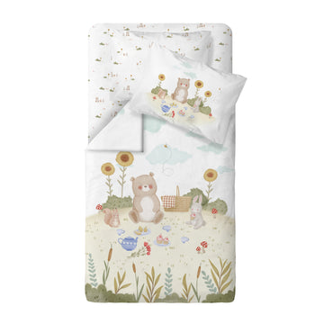 Moni 100% Organic Cotton, Satin Baby Bedding Set