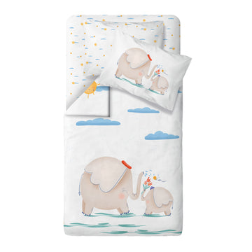 Oli %100 Organik Pamuk Saten Bebek Nevresim Takımı