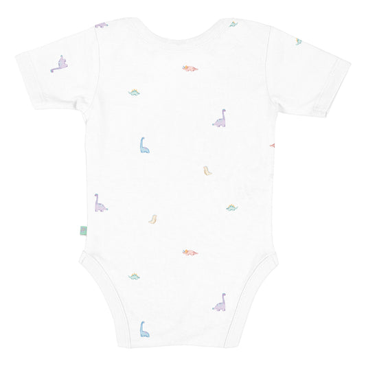 Dino-Babybody aus 100 % Bio-Baumwolle