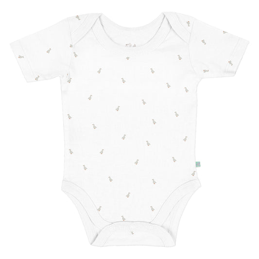 Baby-Body aus 100 % Bio-Baumwolle mit Federn