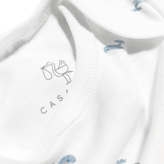 Aqua – 2-teiliges Baby-Body-Set mit kurzen Ärmeln aus 100 % Bio-Baumwolle