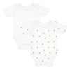 Avocado – 2-teiliges Baby-Body-Set mit kurzen Ärmeln aus 100 % Bio-Baumwolle