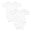 Space Planet 100% Organic Cotton Baby Short Sleeve 2-Piece Bodysuit Set