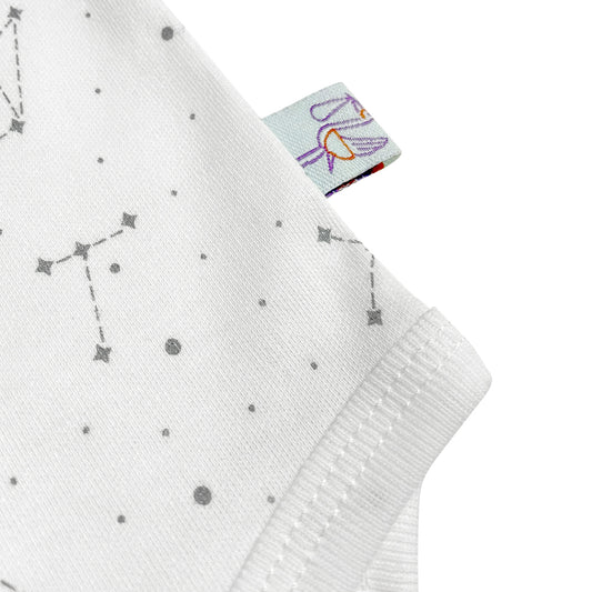 Baby-Body „Space Planet“ aus 100 % Bio-Baumwolle