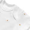 Sterne Baby-Body aus 100 % Bio-Baumwolle