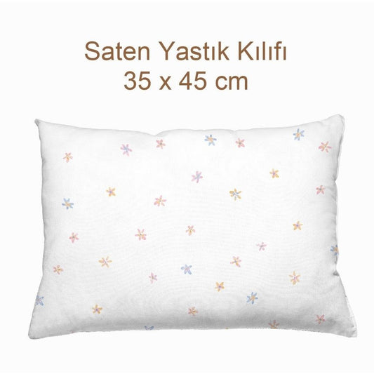 Bloom 100% Cotton, Satin Baby Pillowcase - 35x45 cm