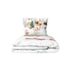 Celebration Kinder-Bettbezug-Set aus 100 % Bio-Baumwollsatin, Einzelbett