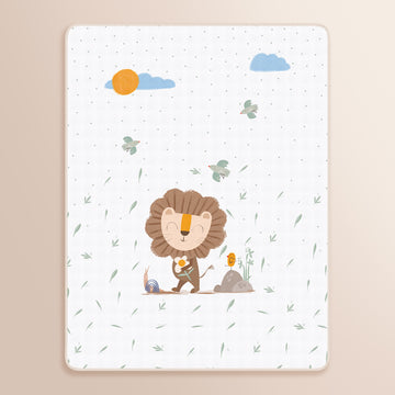 Simba 100% Organik Pamuk Çift Taraflı Biyeli Müslin Battaniye