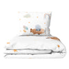 Happy Tony 100% Organic Cotton Satin Single Child Duvet Cover Set