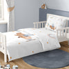 Happy Tony 100% Organic Cotton Satin Single Child Duvet Cover Set