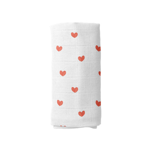 Amore %100 Organik Pamuk Müslin Örtü - 90x90cm