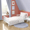 Amore 100% Organic Cotton Satin Single Children's Duvet Cover Set