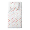 Amore 100% Organic Cotton Satin Single Children's Duvet Cover Set