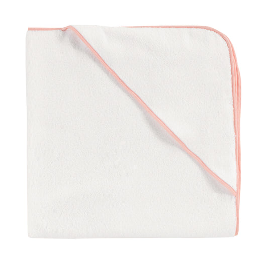Somon Biyeli 100% Organik Pamuk-İsme Özel Nakışlı Bebek Havlu Kundak - 80x80cm