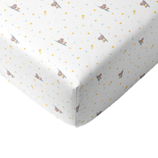 Koko Kinder-Bettbezug-Set, 100 % Bio-Baumwolle, Satin, Einzelbett
