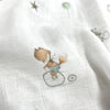 Circus 100% Organic Cotton Washed Muslin Blanket - 115x115 cm