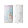 Astra 100% Organic Cotton Muslin Blanket Set (90X90 CM 2-PIECE)
