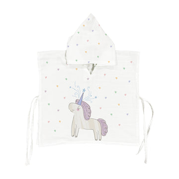 Astra 100% Organic Cotton Muslin Poncho