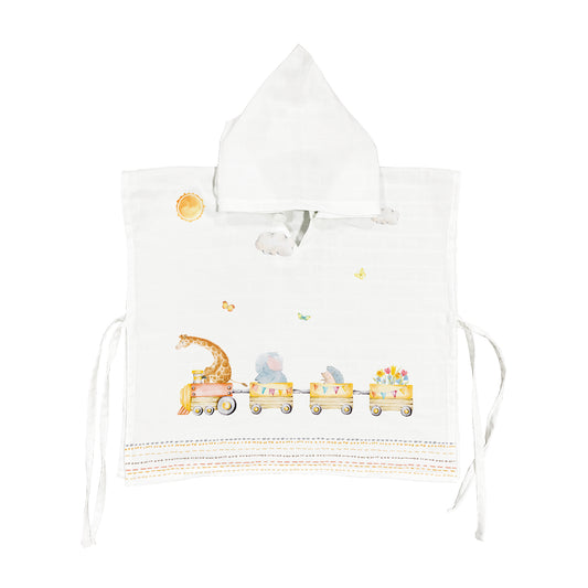 Loco Voyage 100% Organic Cotton Muslin Poncho