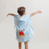 Surfer Crab 100% Organic Cotton Muslin Poncho