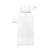 Astra Spannbettlaken-Set, 100 % Bio-Baumwolle, Satin, 120 x 200 cm + 50 x 70 cm