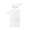 Dino Spannbettlaken-Set aus 100 % Bio-Baumwollsatin – 140 x 200 x 30 + 50 x 70 cm