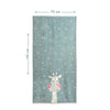 Giraffe Patterned Velour Towel - 70x140cm
