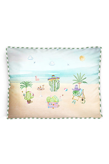 Cactus 100% Pamuk Dolgulu Biyeli Bebek Kırlent