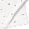 Leo besticktes Musselin-Deckenset aus 100 % Bio-Baumwolle (90 x 90 cm, 2-teilig)
