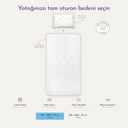 Mini Champ %100 Organik Pamuk Saten Çocuk Lastikli Çarşaf Seti 100 x 200 cm