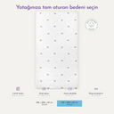 Astra %100 Organik Pamuk Saten Çocuk Lastikli Çarşaf 120 x 200 cm