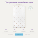 Astra %100 Organik Pamuk Saten Bebek Lastikli Çarşaf 60 x 120 cm