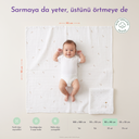 Dino 100% Organic Cotton Muslin 2-Piece Cover Set 90 x 90 cm
