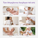 Simba %100 Organik Pamuk 3'lü Müslin Örtü Seti 55 x 55 cm