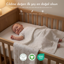 Dino 100% Organic Cotton Muslin 2-Piece Cover Set 90 x 90 cm