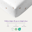 Astra %100 Organik Pamuk Saten Çocuk Lastikli Çarşaf 120 x 200 cm