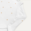 Stars 100% Organic Cotton Long-Sleeve Baby Bodysuit