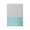 100% Cotton Satin Elastic Baby Sheet - Grey - 70x140 cm