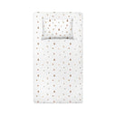Forest Amigos 100% Organic Cotton Jersey Kids Fitted Sheet Set 100 x 200 cm